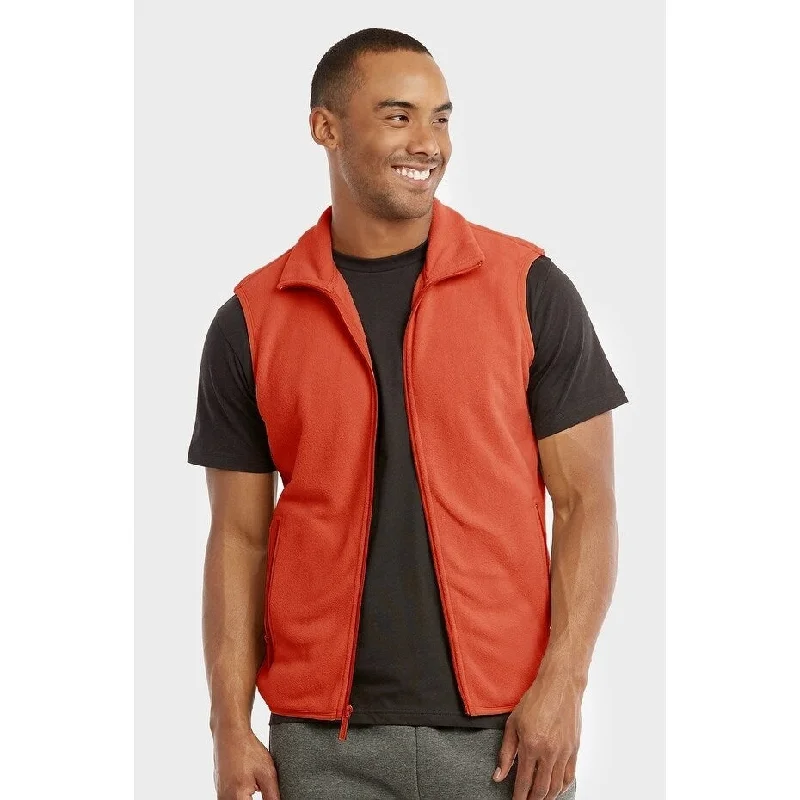 Men's sleek quilted jackets-Men's Polar Fleece Vest