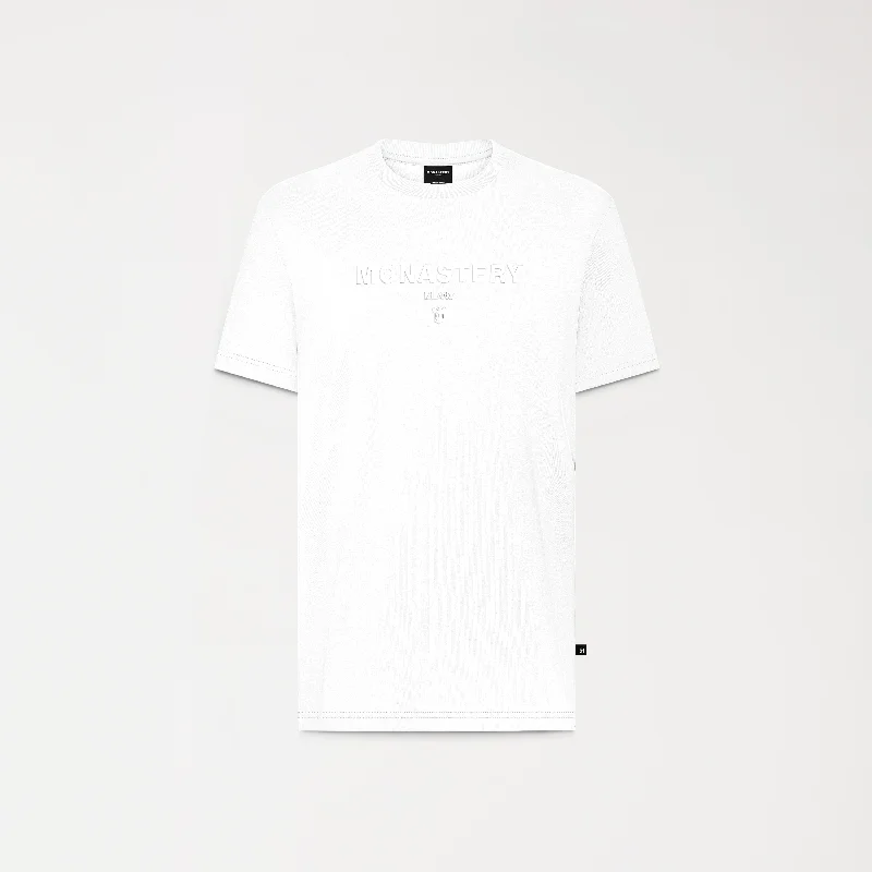 men’s trendy short sleeve shirts for active wear -WARKWING T-SHIRT WHITE