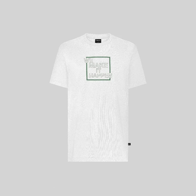 versatile short sleeve shirts for hot summer days -NUVOLARI T-SHIRT WHITE