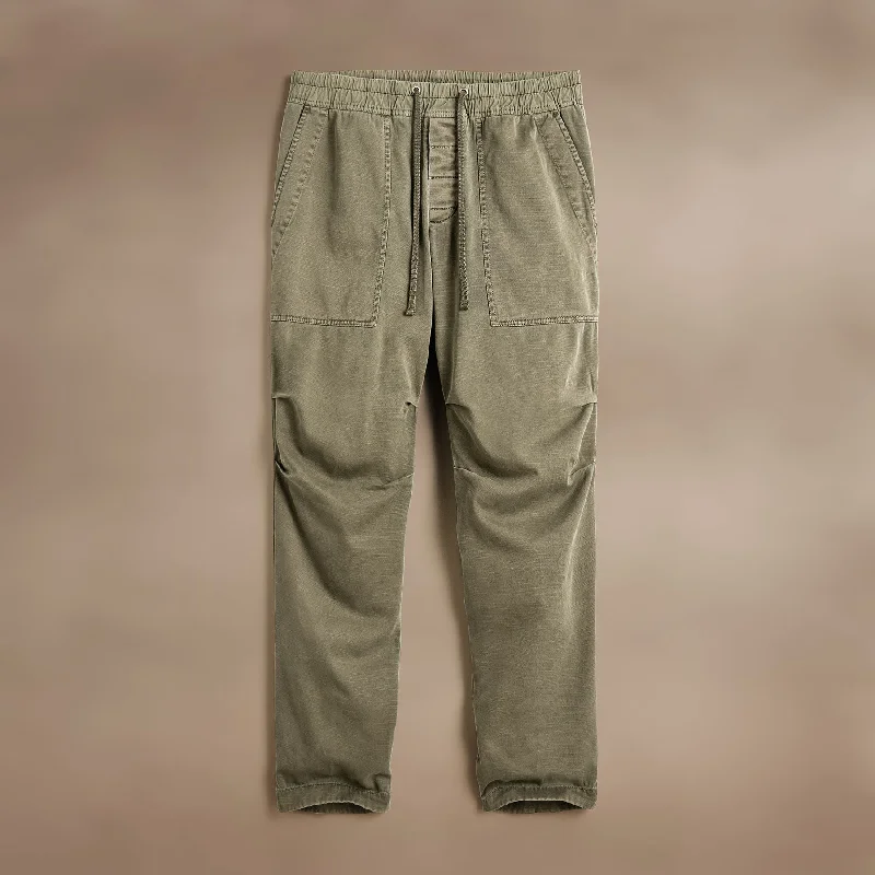 Men's pants for short travel-Army Cotton Slub Utility Pant - Trooper Pigment