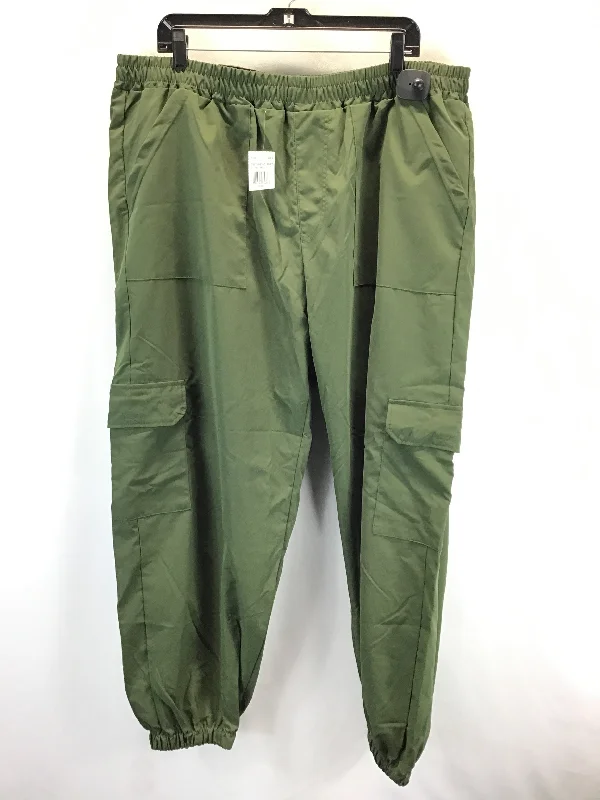 Men's pants for mild evenings-Pants Cargo & Utility By Clothes Mentor In Green, Size: 3x