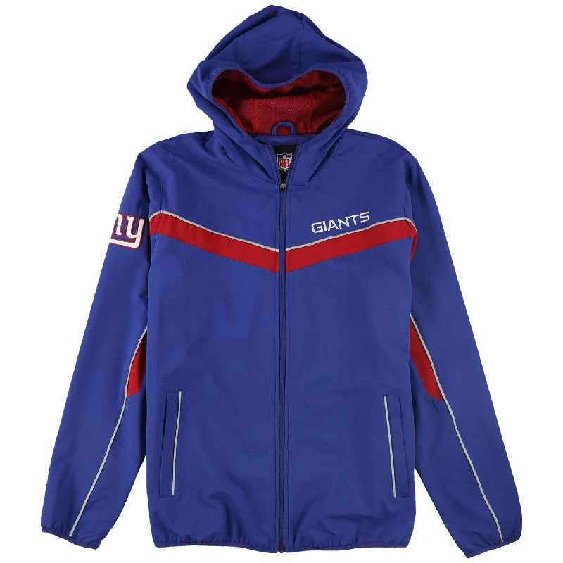 Men's hybrid puffer jackets-NFL Mens New York Giants Jacket, Blue, Large (Regular)