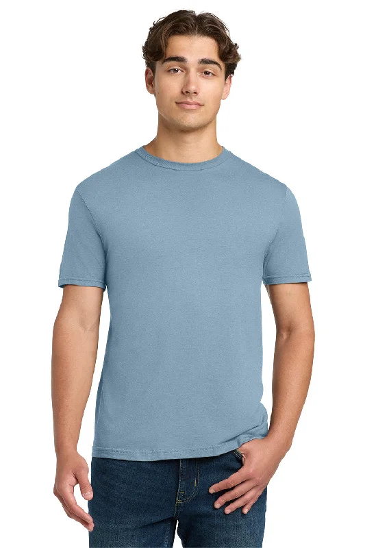 affordable summer short sleeve t-shirts for men -Gildan Mens Softstyle Short Sleeve Crewneck T-Shirt - Stone Blue