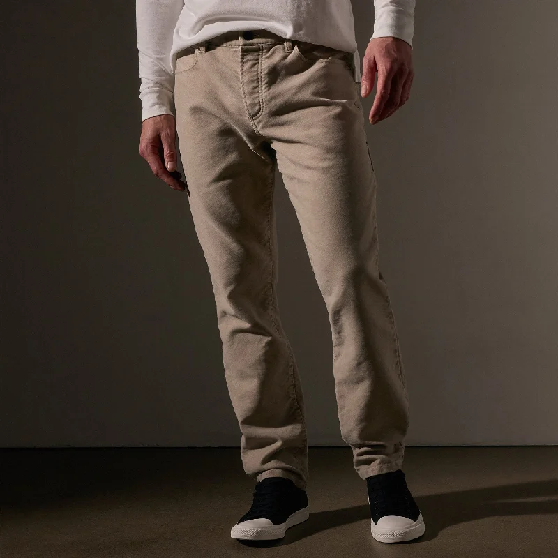 Men's pants for late style-Cotton Moleskin 5 Pocket Pant - Light Tan Pigment