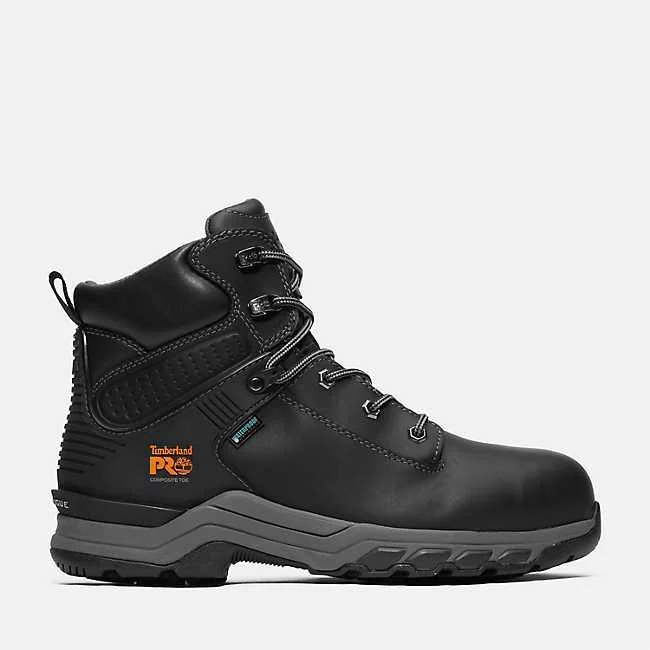 Men's pants for busy guys-Men's Hypercharge 6" Composite Toe Waterproof Work Boot