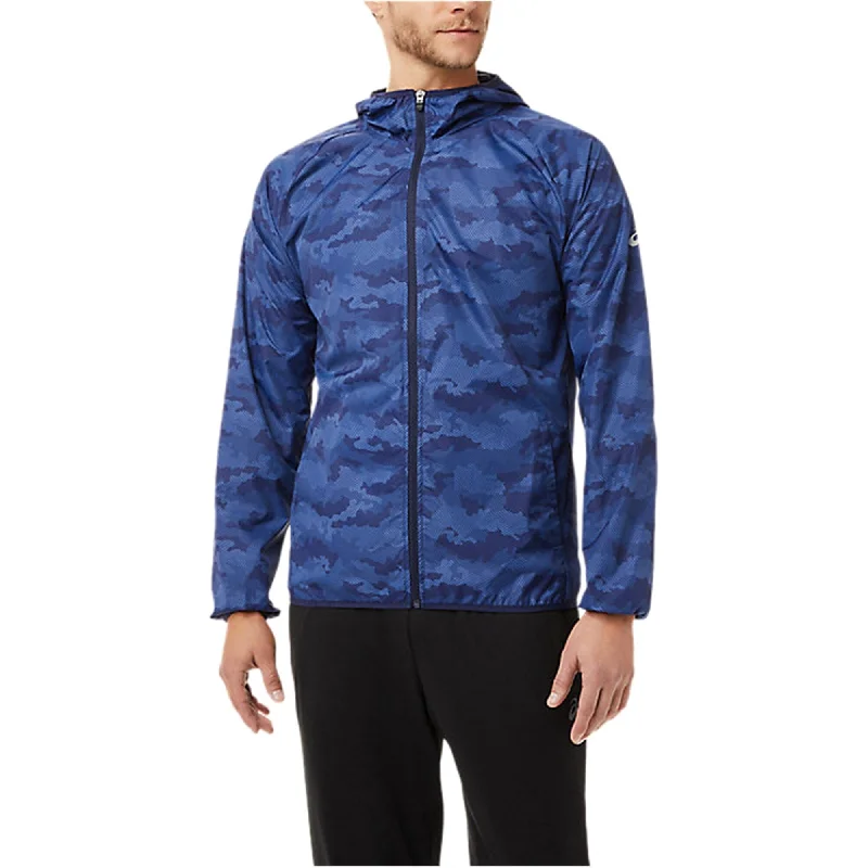 Men's voluminous puffer jackets-Asics Mens Packable Jacket