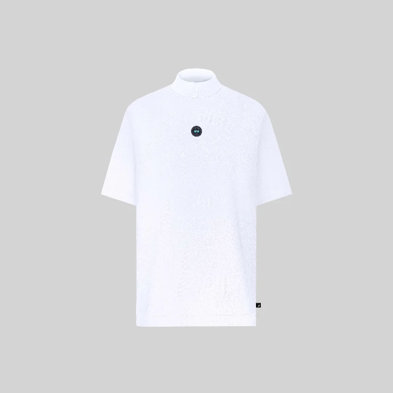 modern and fashionable short sleeve shirts for men -BARCHETTA T-SHIRT OVERSIZE WHITE