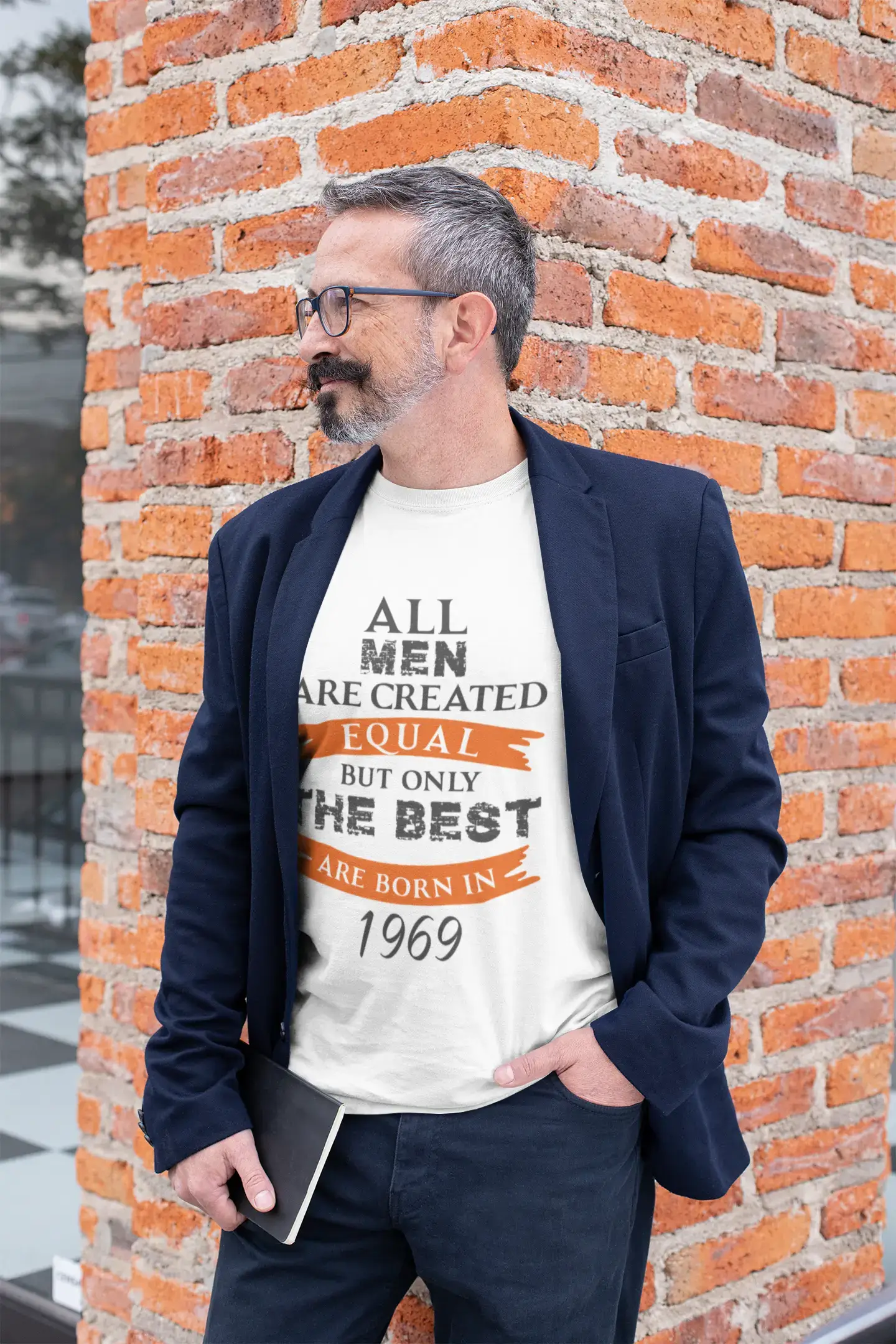 stylish and versatile short sleeve shirts for travel -1969, Only the Best are Born in 1969 Men's T-shirt White Birthday Gift 00510