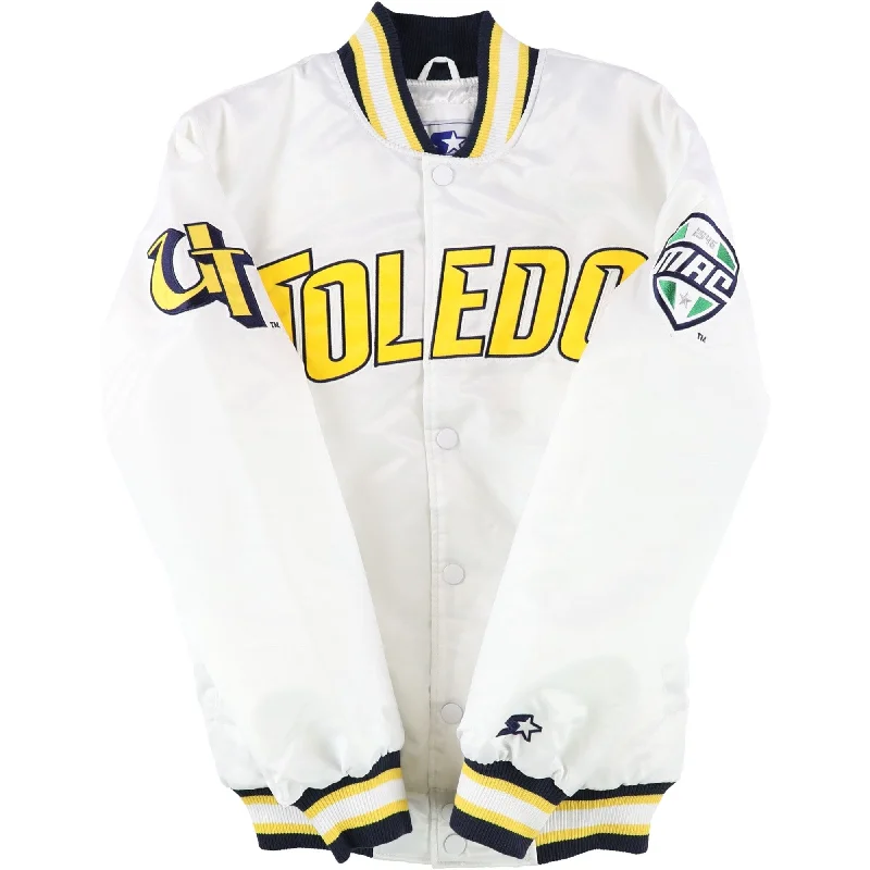 Men's diamond quilted jackets-Starter Mens Toledo Rockets Varsity Jacket