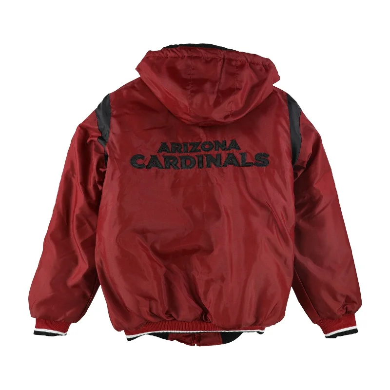 Men's vintage denim jackets-NFL Mens Arizona Cardinals Jacket, Red, Medium (Regular)