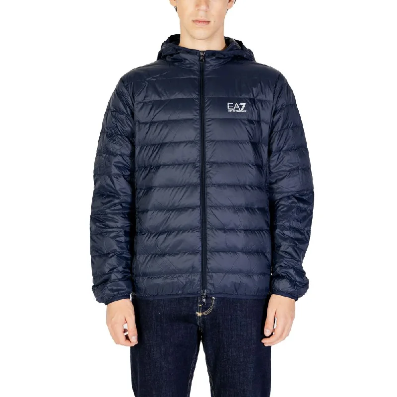 Men's slim-fit puffer jackets-EA7 Emporio Armani  Polyamide Men's Jacket