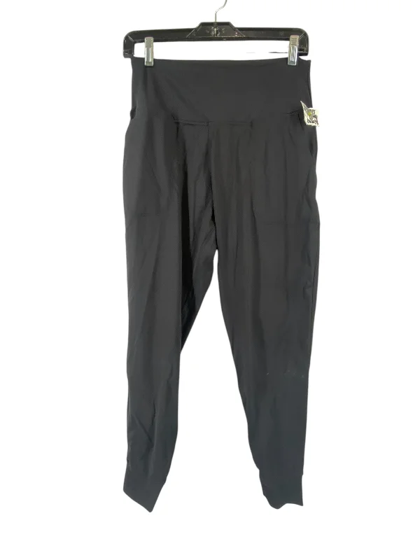 Men's pants with sheer fabric-Athletic Pants By Clothes Mentor In Black, Size: M