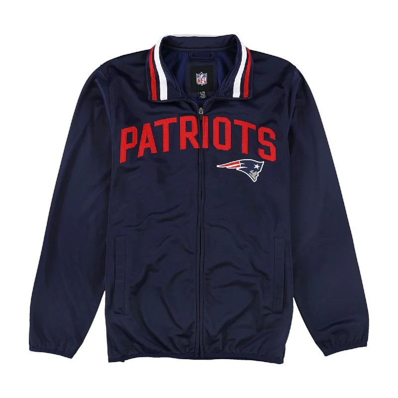 Men's quick-dry windbreaker jackets-NFL Mens New England Patriots Jacket, Blue, Large