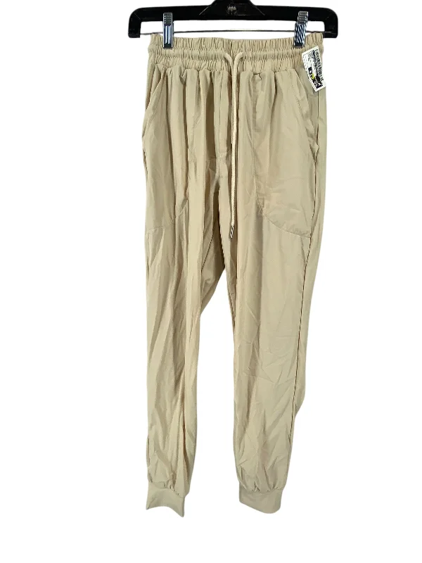 Men's pants for easy nights-Athletic Pants By Clothes Mentor In Cream, Size: Xs