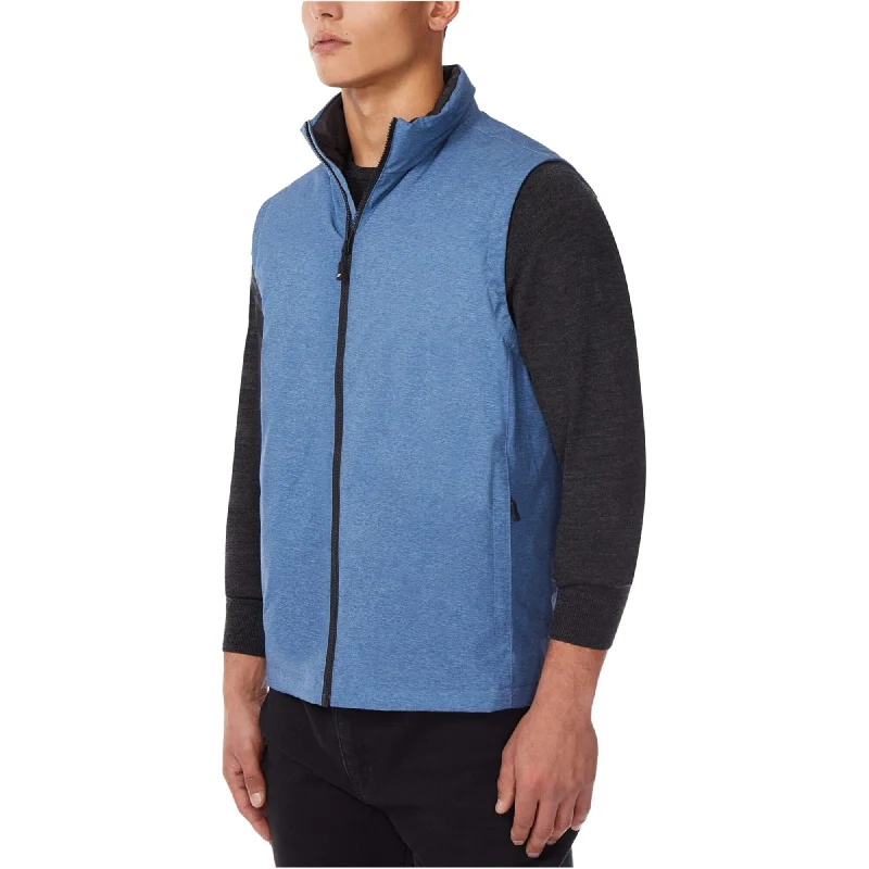 Men's fluffy fleece jackets-32 Degrees Mens Water-Resistant Quilted Vest