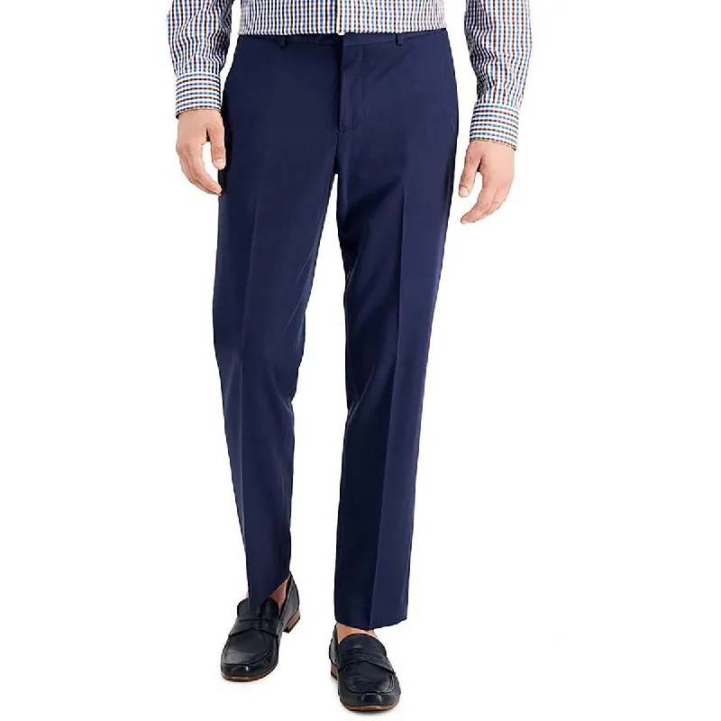 Men's pants for all-day wear-Mens Modern Fit Pockets Dress Pants