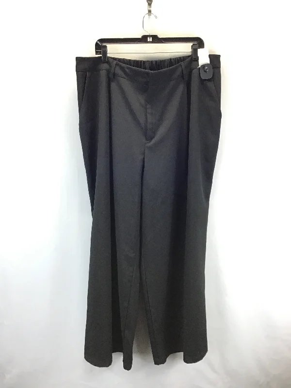 Men's pants for long frames-Pants Palazzo By Clothes Mentor In Black, Size: 2x