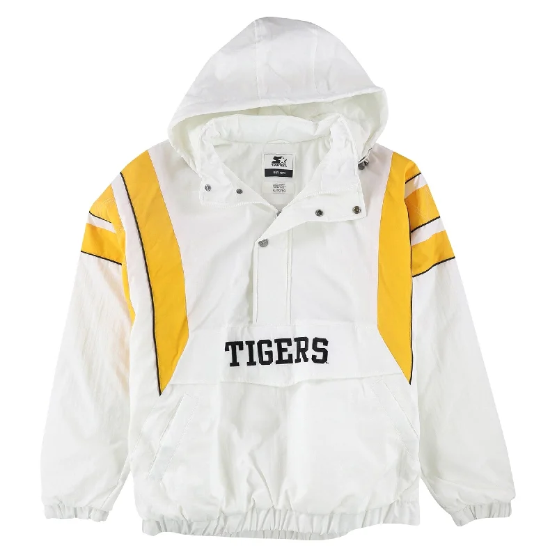 Men's thick fleece jackets-Starter Mens Missouri Tigers Anorak Jacket