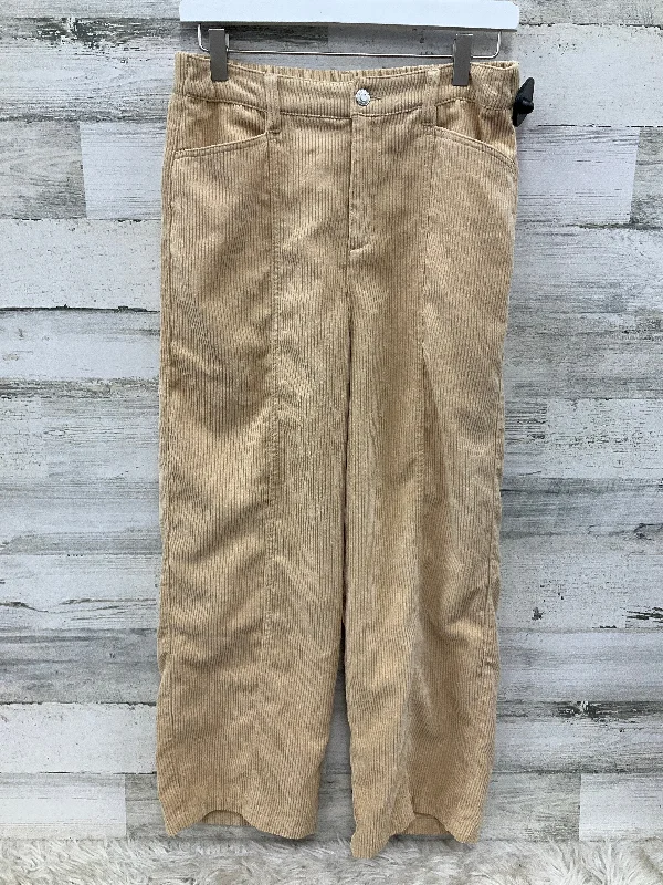 Men's pants bamboo fabric-Pants Corduroy By Clothes Mentor In Tan, Size: 8