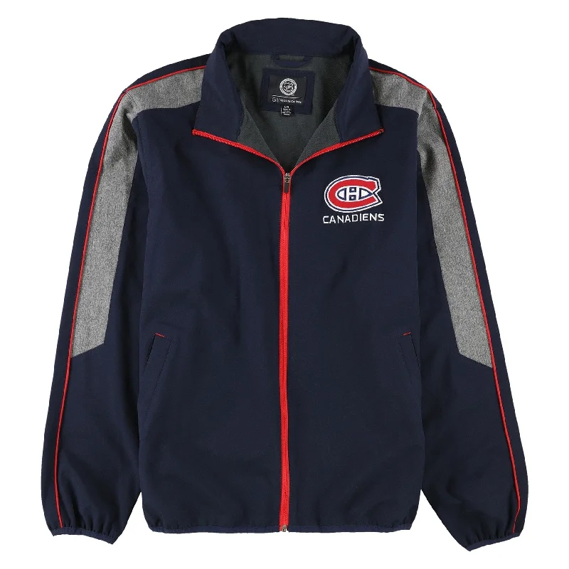 Men's mountain parka jackets-G-III Sports Mens Montreal Canadiens Jacket, Blue, Large