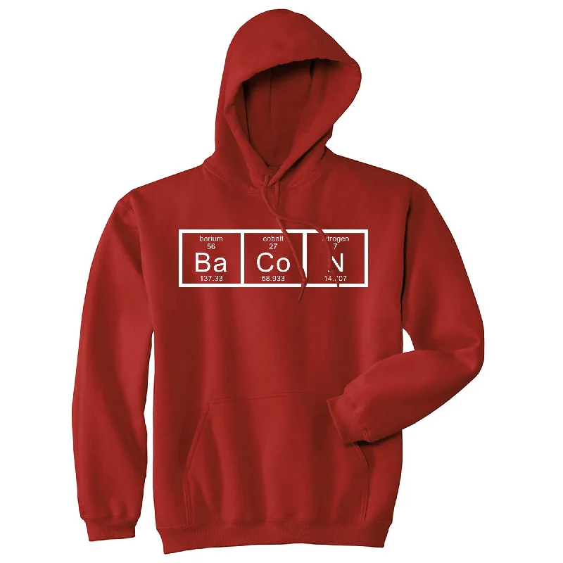 Men’s sleek gym pullover-Bacon Chemistry Hoodie