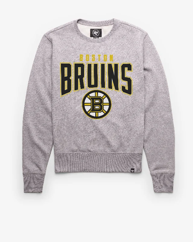 Men’s soft gym pullover-BOSTON BRUINS TEAM ELEMENTS ARCH '47 HEADLINE CREW