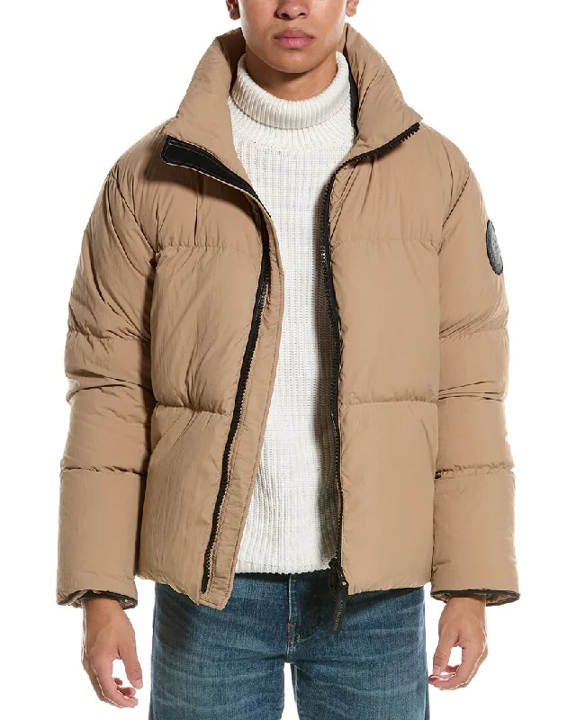 Men's patterned quilted jackets-Canada Goose Lawrence Puffer Jacket