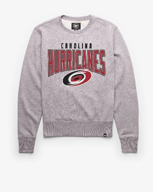 Men’s premium grey hoodie-CAROLINA HURRICANES TEAM ELEMENTS ARCH '47 HEADLINE CREW