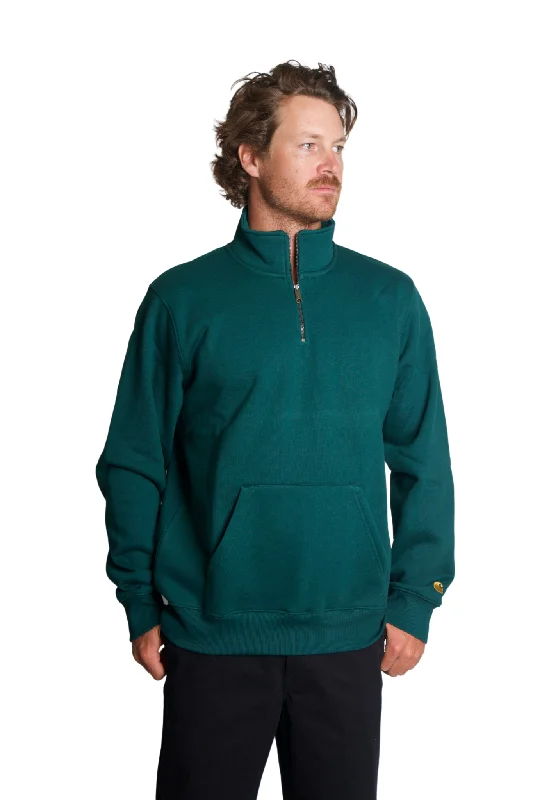 Men’s slim street pullover-Chase Neck Zip Sweatshirt