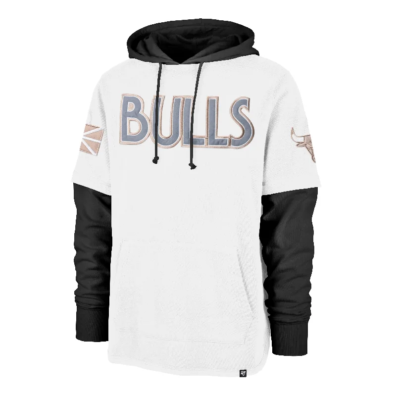 Hoodie for morning vibes men-CHICAGO BULLS CITY EDITION TRIFECTA '47 SHORTSTOP HOOD