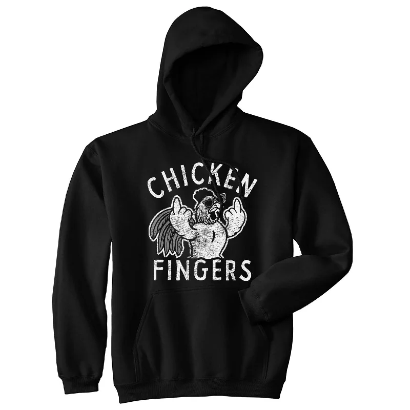 Men’s lightweight sporty hoodie-Chicken Fingers Hoodie