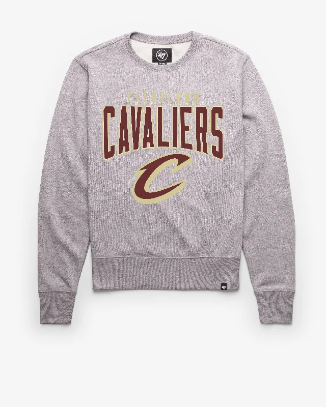 Hoodie with contrast cuffs men-CLEVELAND CAVALIERS TEAM ELEMENTS ARCH '47 HEADLINE CREW