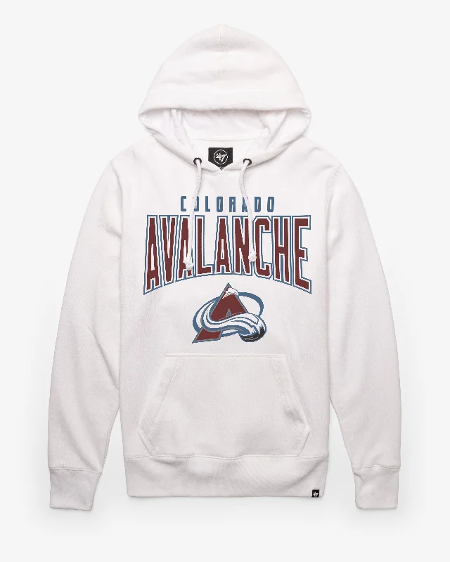 Men’s lightweight black pullover-COLORADO AVALANCHE TEAM ELEMENTS ARCH '47 HEADLINE HOOD