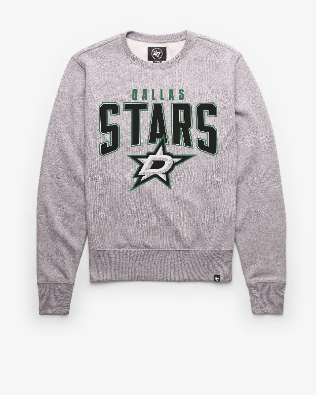 Men’s warm black hoodie-DALLAS STARS TEAM ELEMENTS ARCH '47 HEADLINE CREW