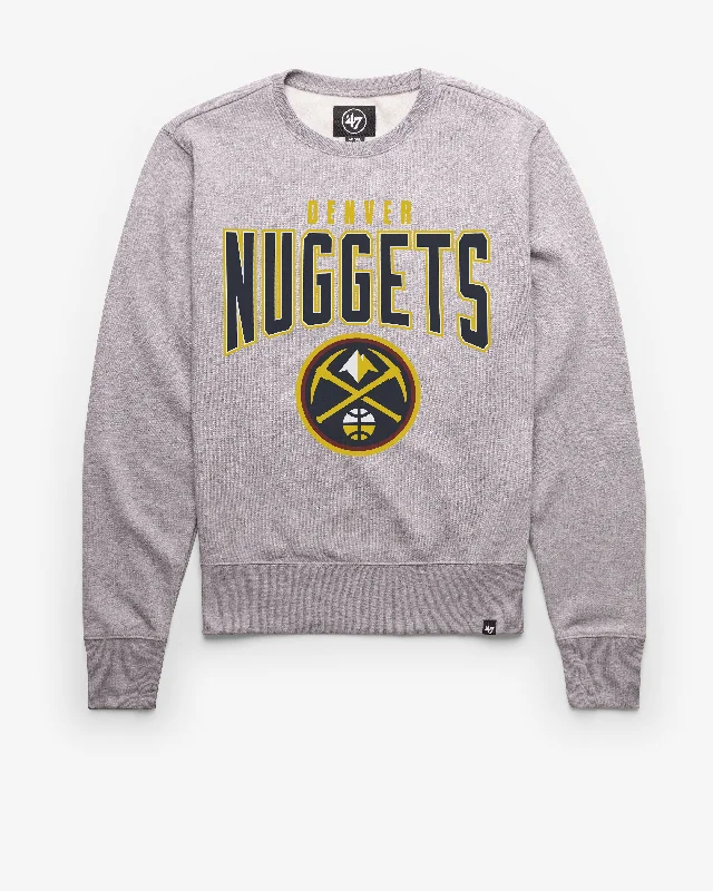 Hoodie with bold fabric men-DENVER NUGGETS TEAM ELEMENTS ARCH '47 HEADLINE CREW