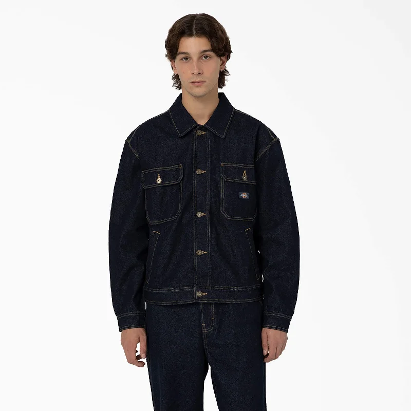 Men's sporty bomber jackets-Dickies Madison Denim Jacket