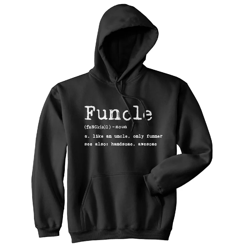 Men’s lightweight gym hoodie-Funcle Definition Hoodie