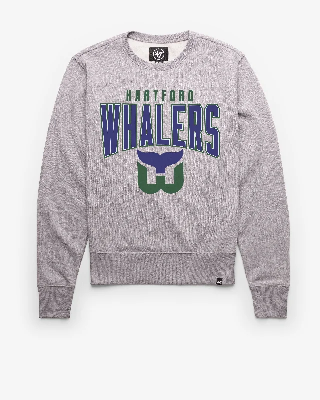 Hoodie for cool outings men-HARTFORD WHALERS VINTAGE TEAM ELEMENTS ARCH '47 HEADLINE CREW