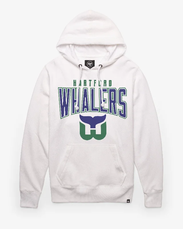 Hoodie with bold accents men-HARTFORD WHALERS VINTAGE TEAM ELEMENTS ARCH '47 HEADLINE HOOD