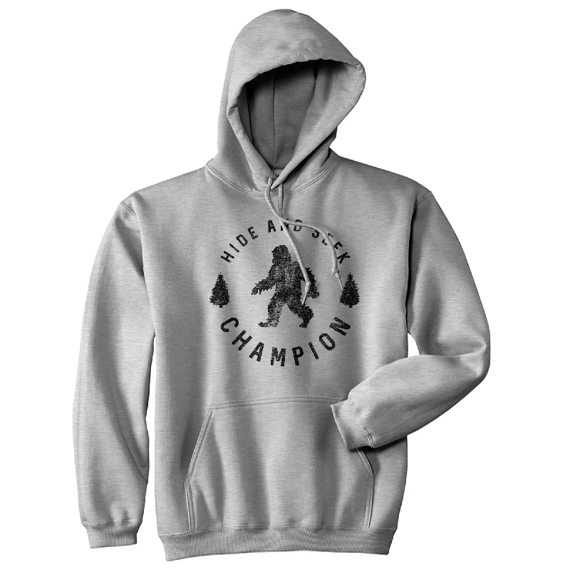 Men’s premium navy hoodie-Hide And Seek Champion Hoodie