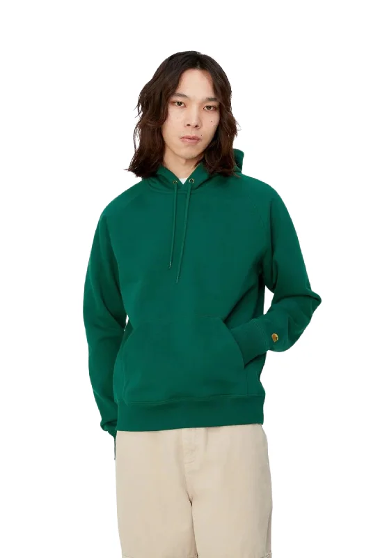 Hoodie for urban nights men-Hooded Chase Sweatshirt in Chervil