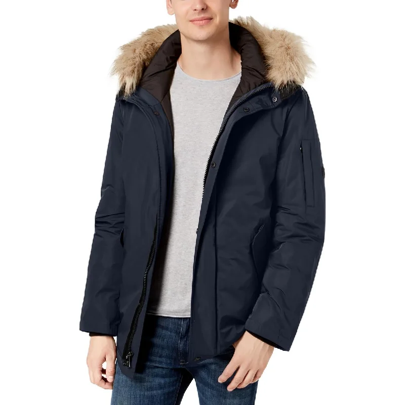 Men's sturdy rain jackets-Mens Snorkel Polyester Parka Coat