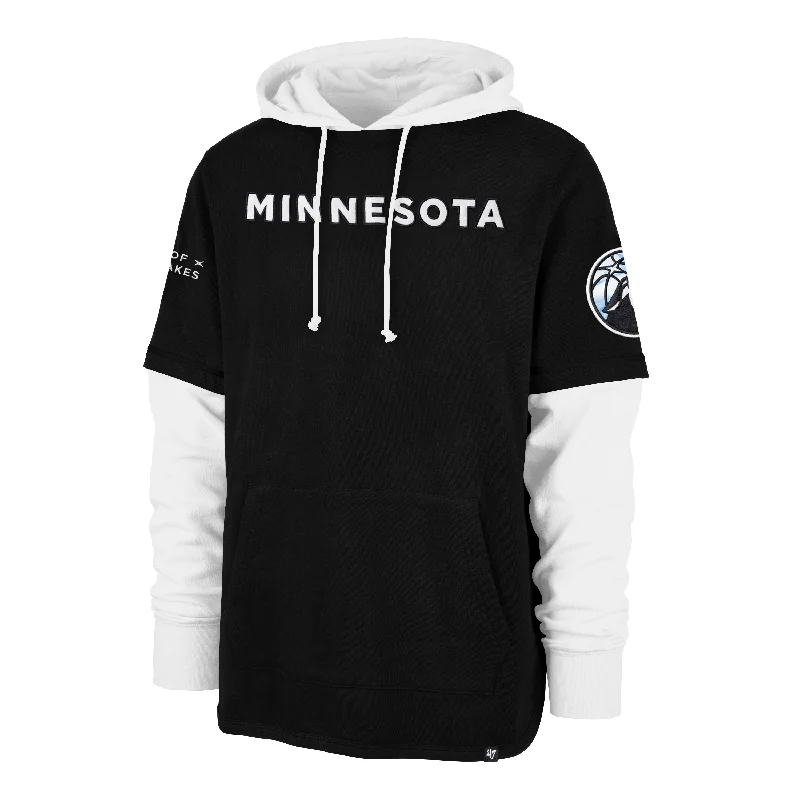 Hoodie for morning runs men-MINNESOTA TIMBERWOLVES CITY EDITION TRIFECTA '47 SHORTSTOP HOOD