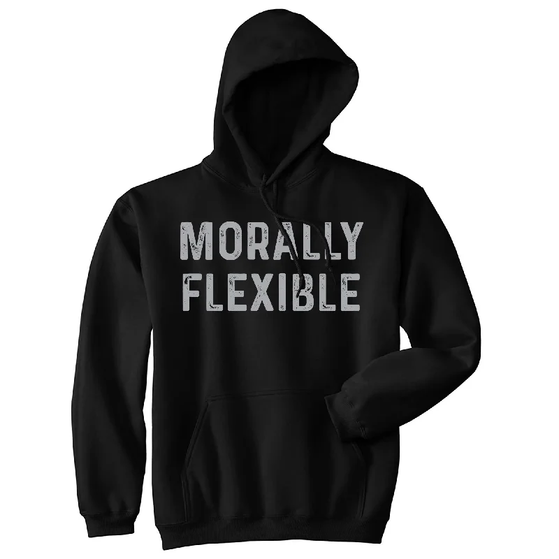 Men’s soft gym pullover-Morally Flexible Hoodie