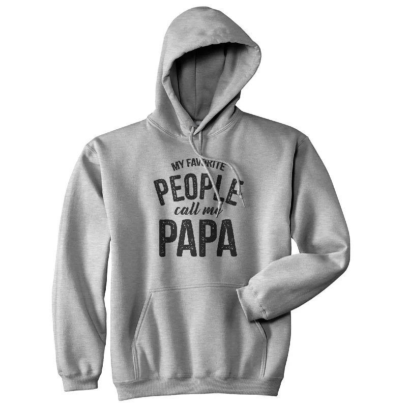 Men’s premium sporty hoodie-My Favorite People Call Me Papa Hoodie