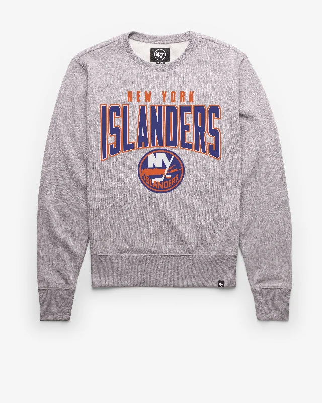 Men’s soft sport hoodie-NEW YORK ISLANDERS TEAM ELEMENTS ARCH '47 HEADLINE CREW