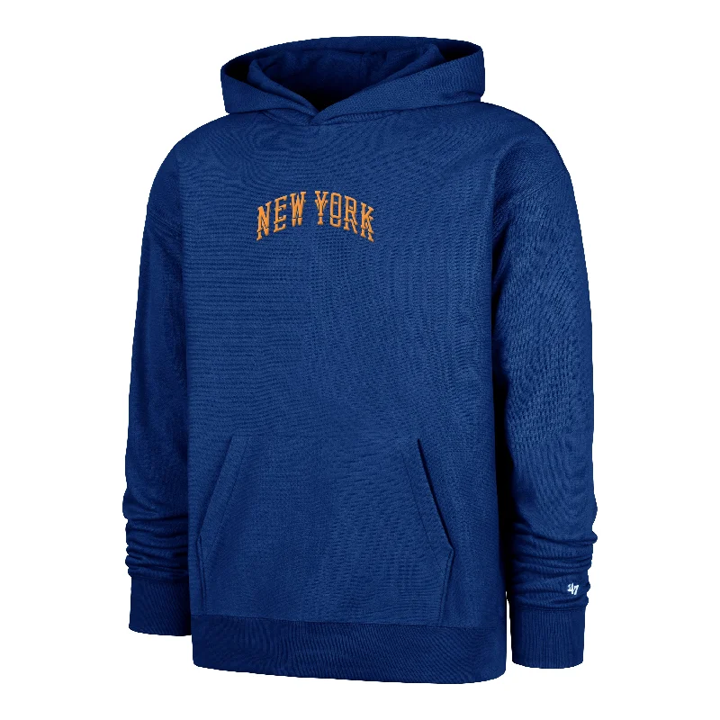 Hoodie with vintage hem men-NEW YORK KNICKS CITY EDITION DOUBLE CROSSOVER '47 FOUNDATION HOOD