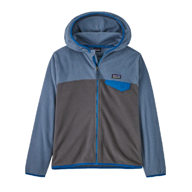 Men's textured quilted jackets-Patagonia Kids' Micro D Snap-T Jacket