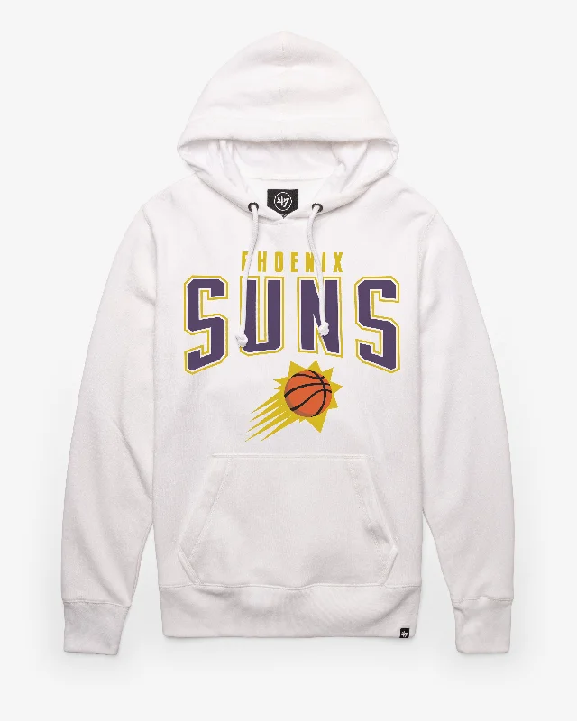 Men’s sleek sporty hoodie-PHOENIX SUNS TEAM ELEMENTS ARCH '47 HEADLINE HOOD