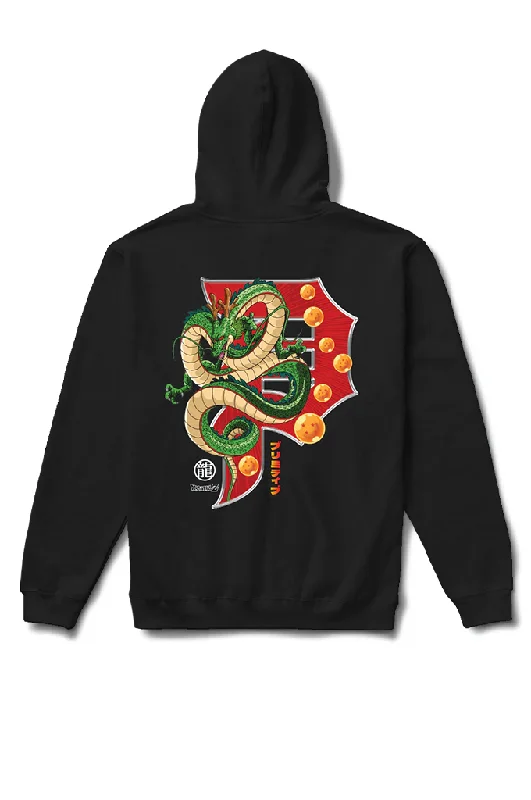 Men’s premium white hoodie-Primitive x Dragon Ball Z Wish Dirty P Pullover Hoodie